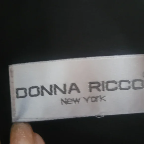 Donna Ricco polka dot Navy dress. Fabulous condition - Picture 2 of 8